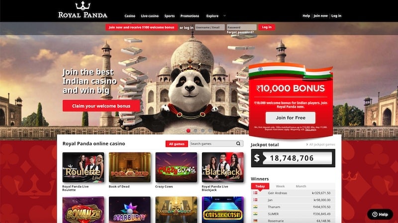 Revue du Casino Royal Panda