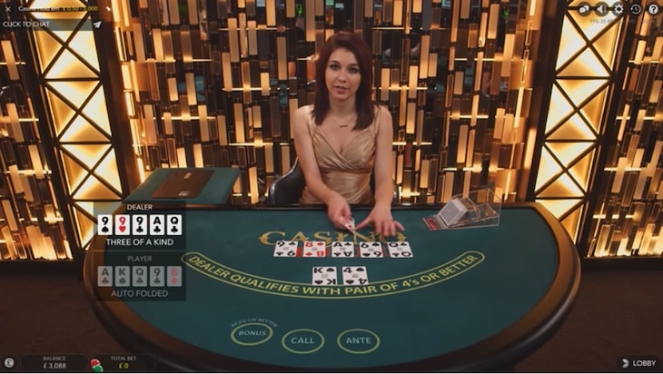 Comment jouer au Casino en direct Hold'em