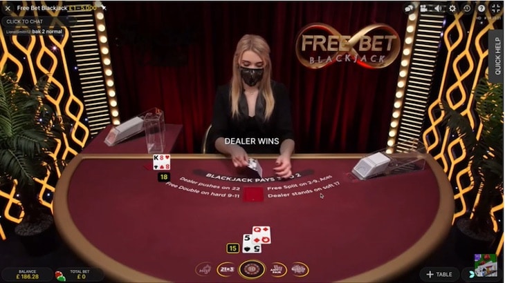 Comment jouer au blackjack à pari gratuit étape 3